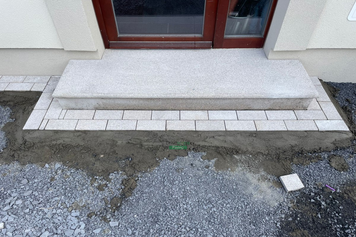 Gravelled Driveway with Granite Doorstep in Baldoyle, Dublin ...